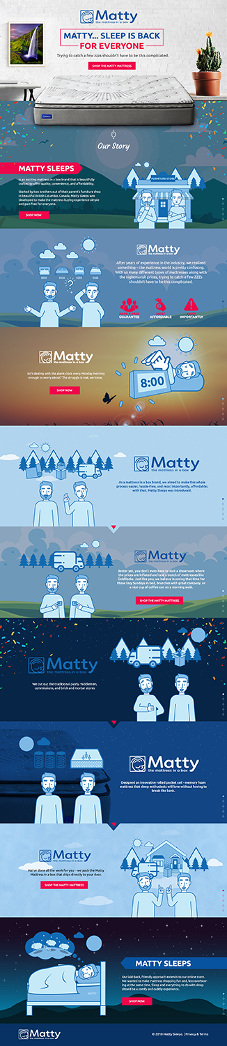 Illustration-Design von SAI DESIGNS für Matty Sleeps Inc.  | Design #20122557