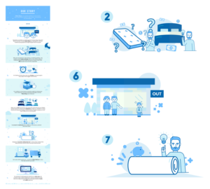 Illustration Design by silvi for Matty Sleeps Inc.  | Design: #20125034