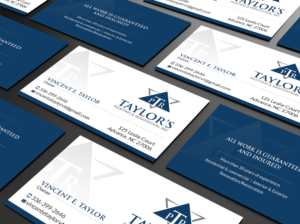 Business Card Design by Creations Box 2015 for Taylor Painting & Renovation, Inc. | Design: #19937893
