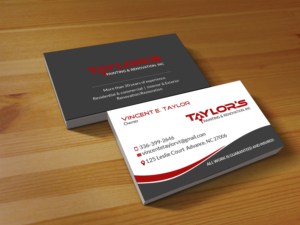 Business Card Design by Creations Box 2015 for Taylor Painting & Renovation, Inc. | Design: #19937902