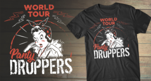 Panty Droppers World Tour  | T-Shirt-Design von db1404