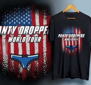 Panty Droppers World Tour  | T-shirt Design by 99.degree