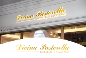 The main Logo name is: Divina Pastorella, and our adopted slogan: Detalles y algo más. | Diseño de Logo por Juli creation