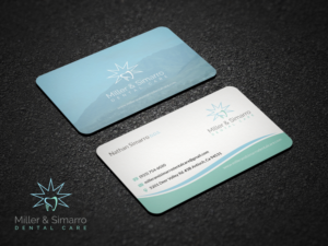 Miller & Simarro Dental Care | Visitenkarten-Design von Riz'
