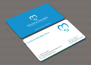 Miller & Simarro Dental Care | Business Card Design by Bold Pixels