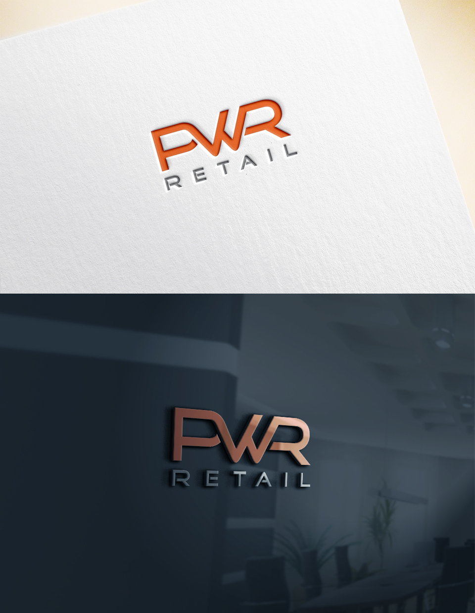 Logo Design by Deep Night for PWR retail | Design #19936437