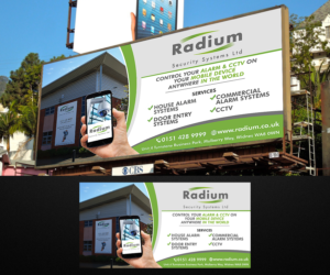 An advertising banner 8ft by 4ft  | Diseño de Señalética por Designers Hub