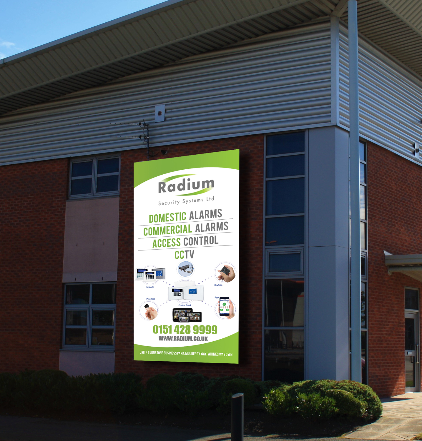 Signage Design by uk for Radium Security Systems Limited | Design #19942032