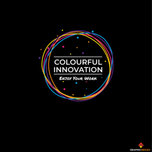 Colourful Innovation - Subtitel: Enjoy Your Work | Diseño de Logo por Graphic Bricks