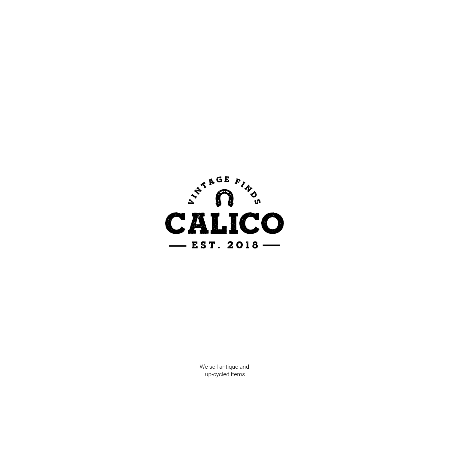 Logo Design by Felipe Moura for Calico Vintage Finds | Design #19958290