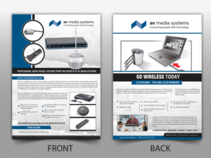 Flyer Design by Pictorial for AV Media Systems | Design #19947775