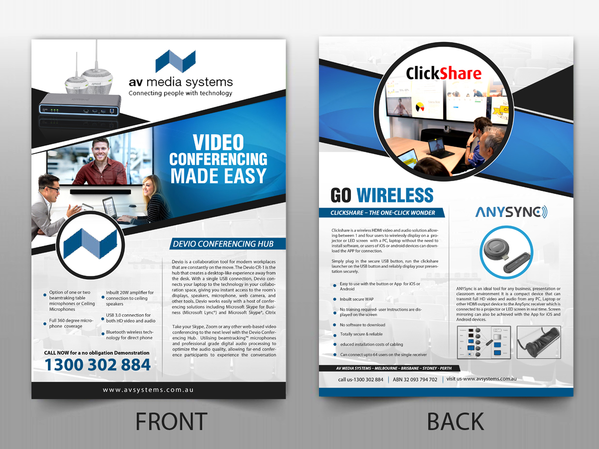 Flyer Design by LAXMI DESIGNHUB for AV Media Systems | Design #19956431