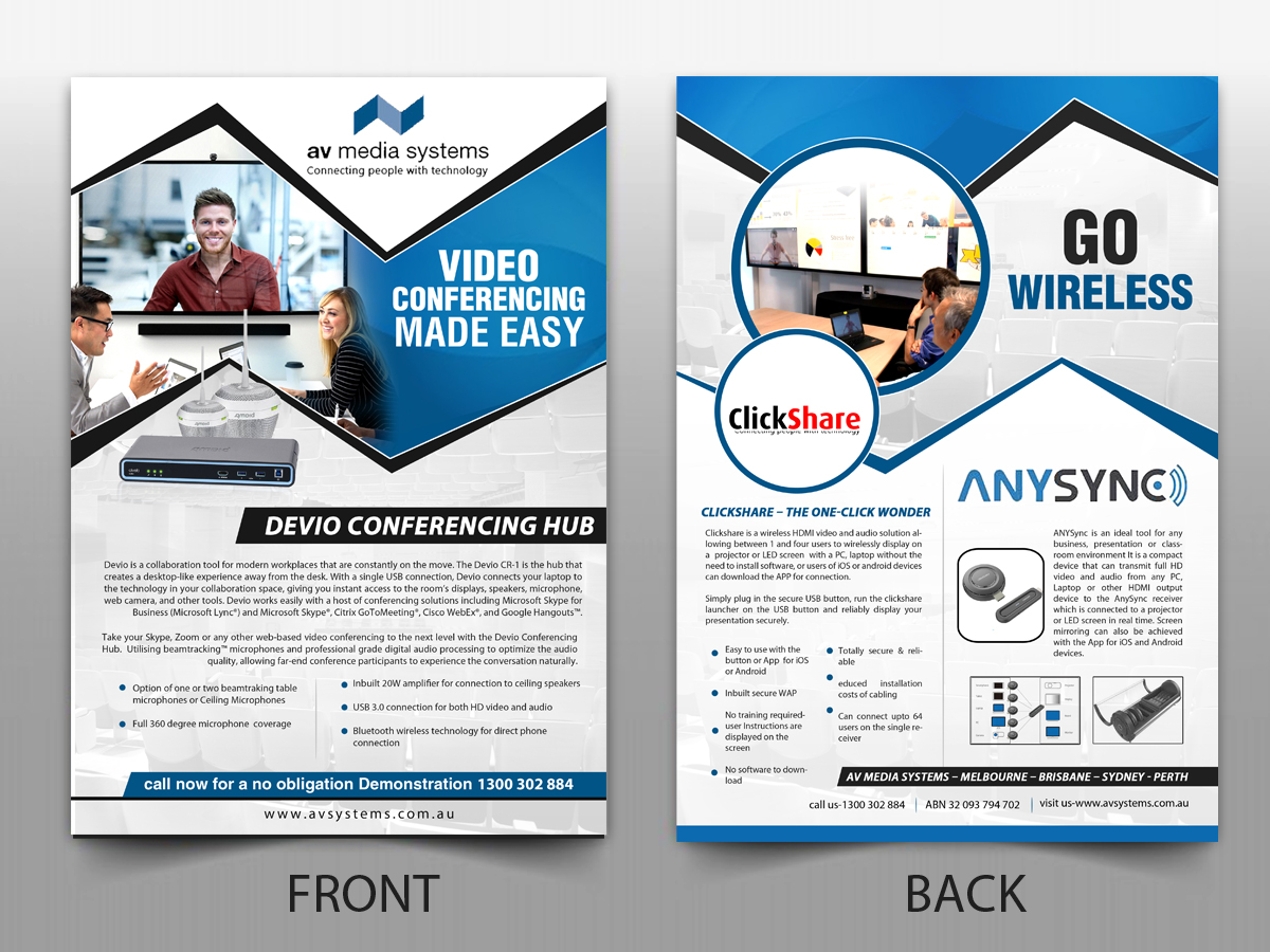 Flyer Design by LAXMI DESIGNHUB for AV Media Systems | Design #19956433