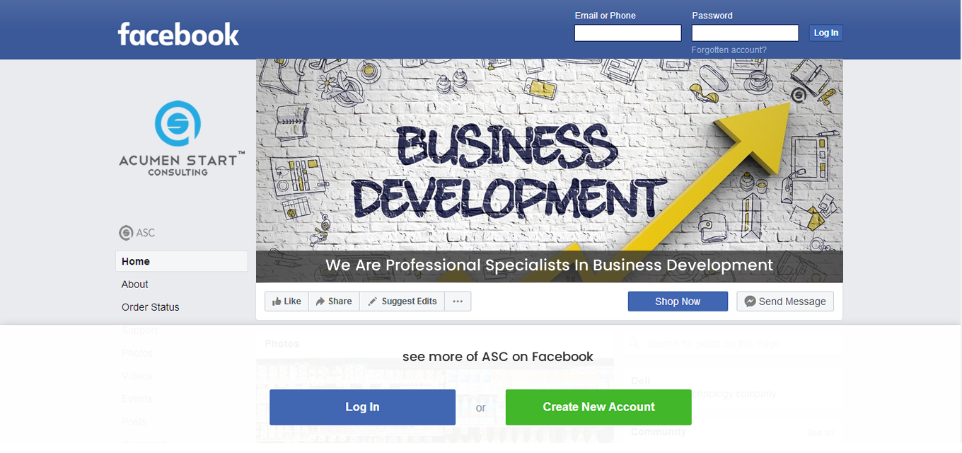 Facebook Design by HarmiDesigning for Acumen Start Consulting | Design #19947684