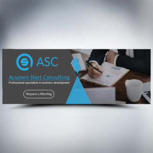 Design Facebook par cahkuli pour Acumen Start Consulting | Design : #19946767