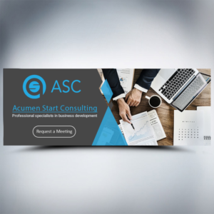 Design Facebook par cahkuli pour Acumen Start Consulting | Design : #19946768