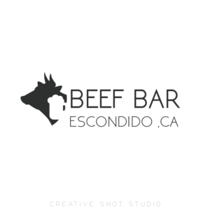Beef bar Escondido ,CA | Logo Design by Creative Shots Studio