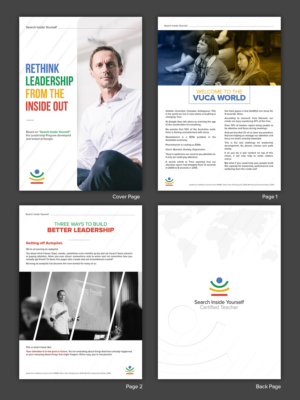 eBook cover and content: Rethink Leadership from the Inside Out | Design de Brochure par SAI DESIGNS