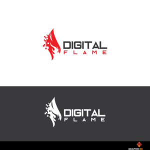 (Digital Flame) is Digital marketing agency.  | Logo Design by Graphic Bricks