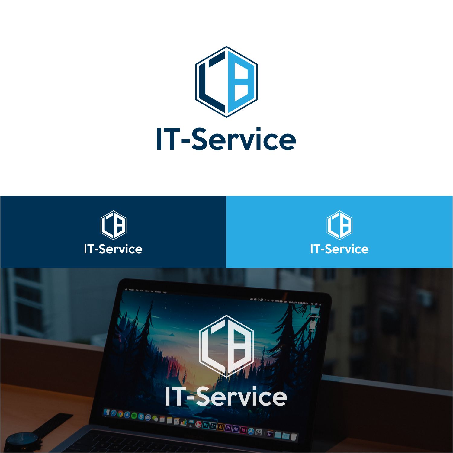 Logo Design by JibsAjibs for Lukas Bergmann IT-Service | Design #20050454
