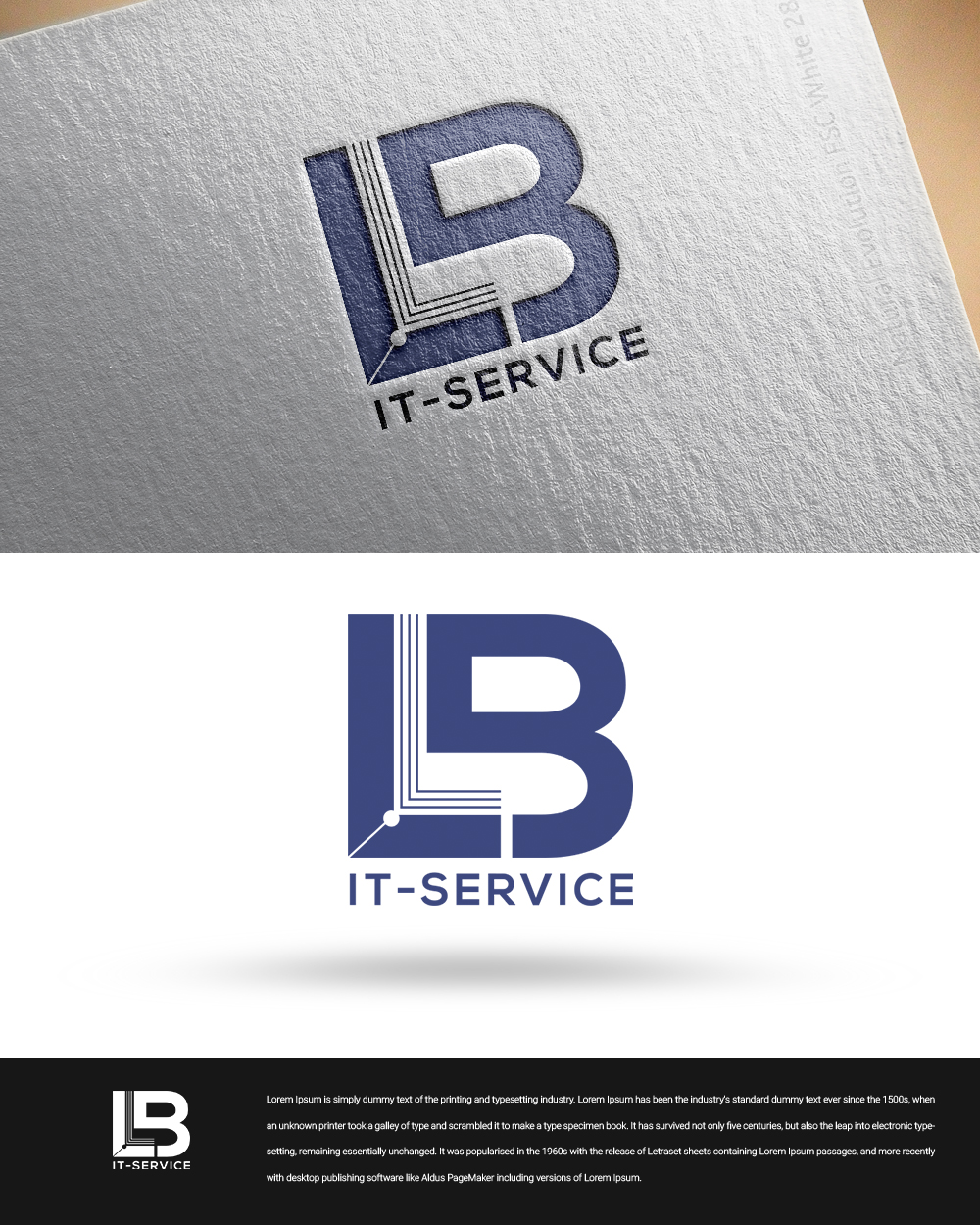 Diseño de Logo por zingodesigns258 para Lukas Bergmann IT-Service | Diseño #19957704
