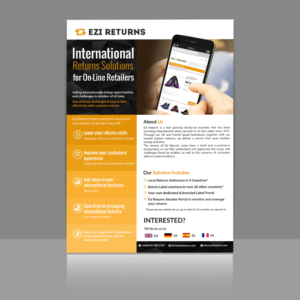 Diseño de Flyer por debdesign para Get Out Ltd | Diseño: #19952555