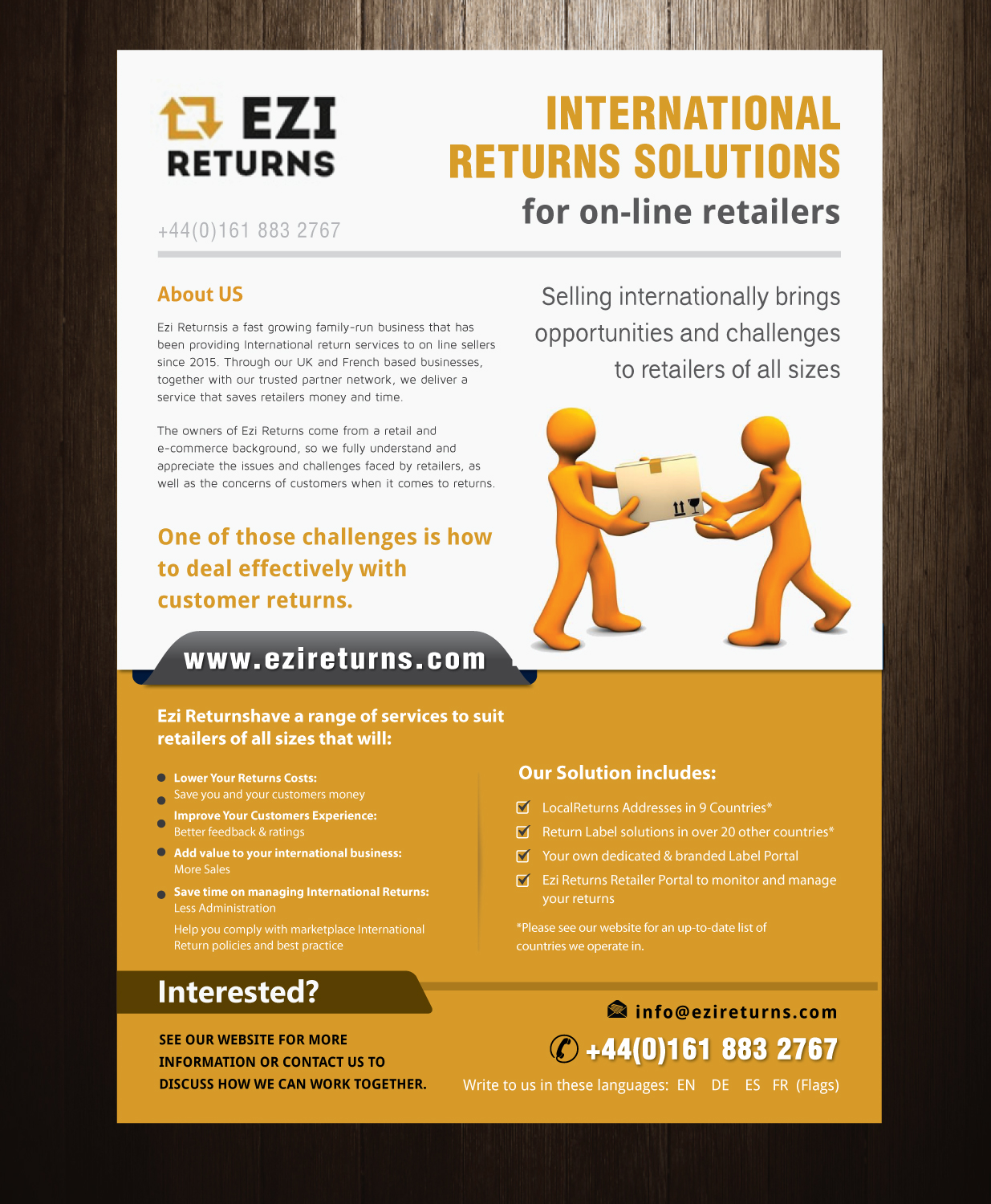 Diseño de Flyer por meet007 para Get Out Ltd | Diseño #19947872