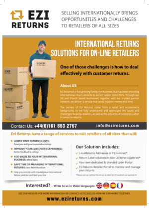 Ezi Returns Flyer pdf | Design de Flyer par meet007