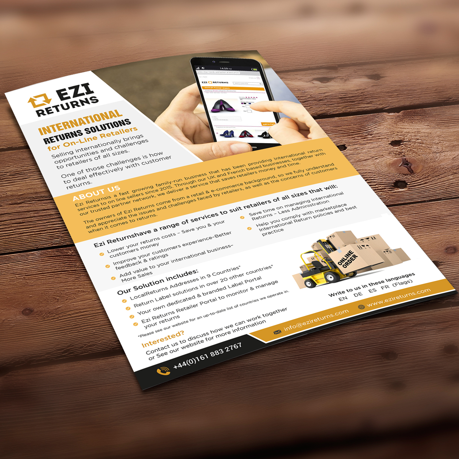 Diseño de Flyer por GraphicsGuru para Get Out Ltd | Diseño #19948498