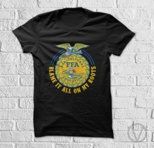 FFA Blame it all on my roots tshirt design | T-Shirt-Design von vjosh
