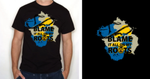 FFA Blame it all on my roots tshirt design