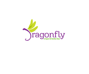 Dragonfly crepes*boba  | Logo-Design von Buck Tornado