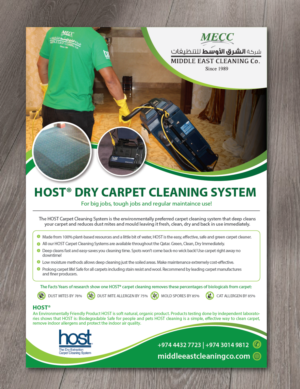 HOST® Dry Carpet Cleaning System | Flyer Design by alex989