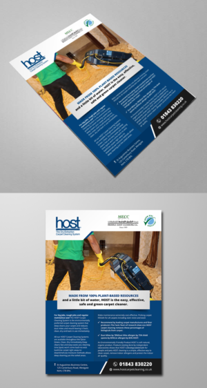 HOST® Dry Carpet Cleaning System | Flyer Design by ecorokerz