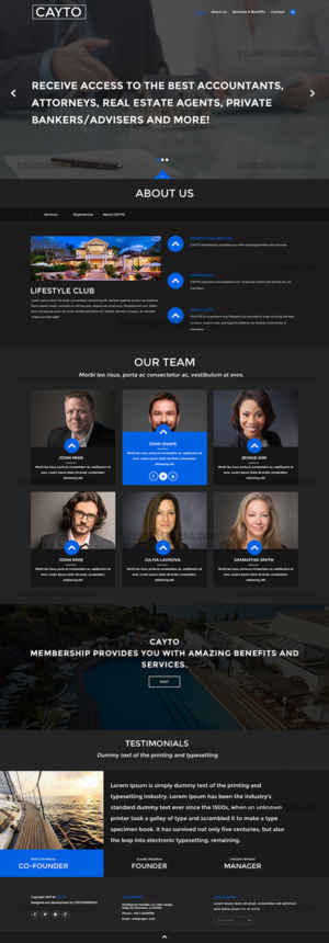 Web Design by CENTERSPREAD for this project | Design: #19955769