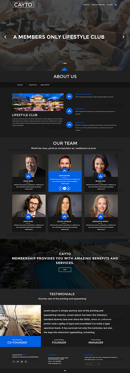 Web Design par CENTERSPREAD pour ce projet | Design #19955771