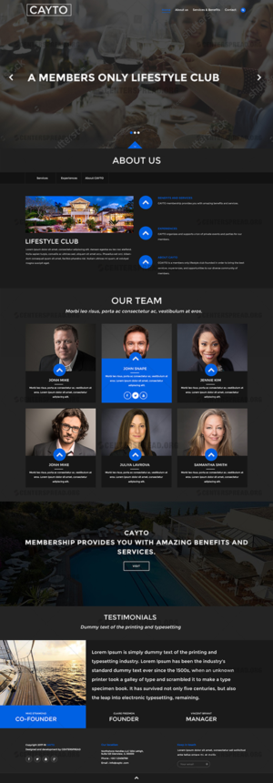 Web Design by CENTERSPREAD for this project | Design: #19955771