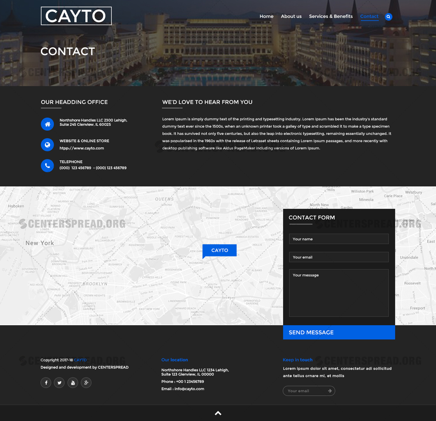 Web Design par CENTERSPREAD pour ce projet | Design #19955772