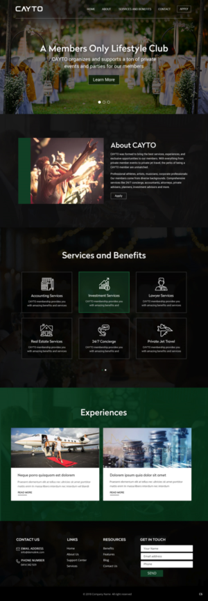 Web Design by pb for this project | Design: #19957795