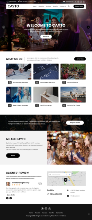 Web Design by pb for this project | Design: #19957807