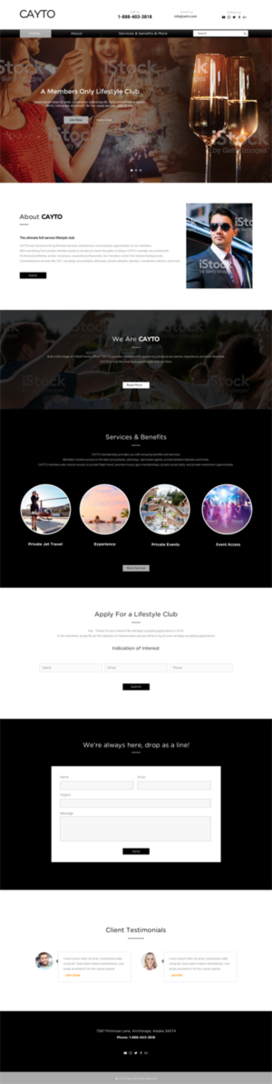 CAYTO Website Design  | Diseño Web por chandrayaan.creative