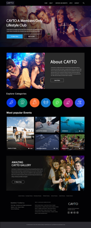 Web Design by **INCREDIBLEDESIGNERS** for this project | Design: #19957991