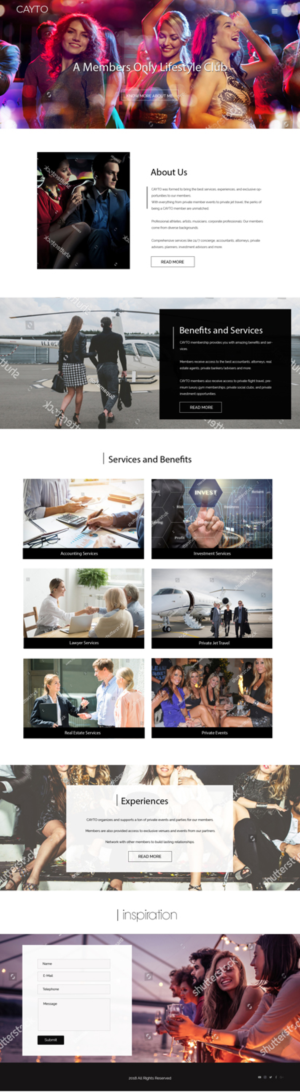 Web Design by **INCREDIBLEDESIGNERS** for this project | Design: #19958002