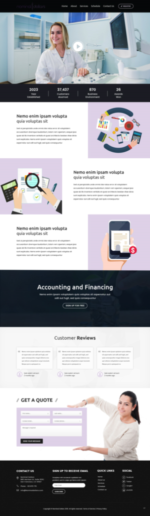 Web Design by pb for this project | Design: #19979156