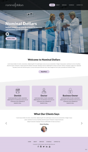 Web Design by pb for this project | Design: #19979159