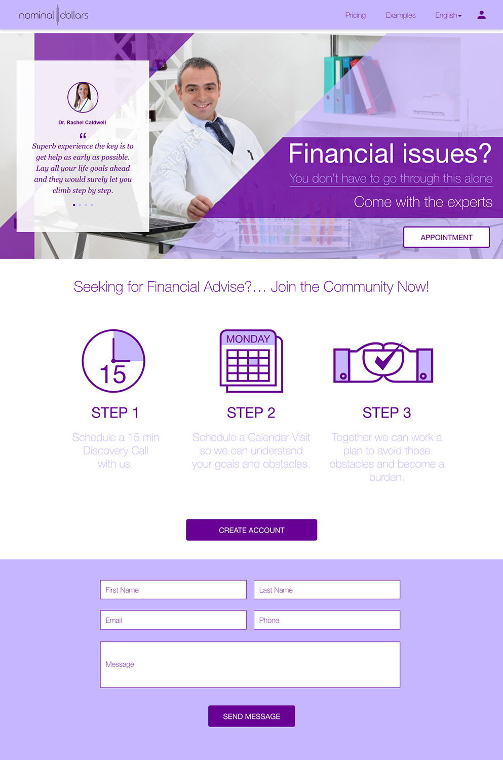 Web Design by rubio0383 for this project | Design #19969014