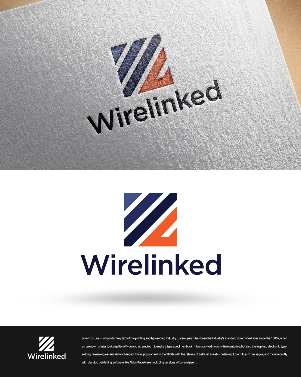 Logo Design by zingodesigns258 for Wirelinked, LLC. | Design #19969397