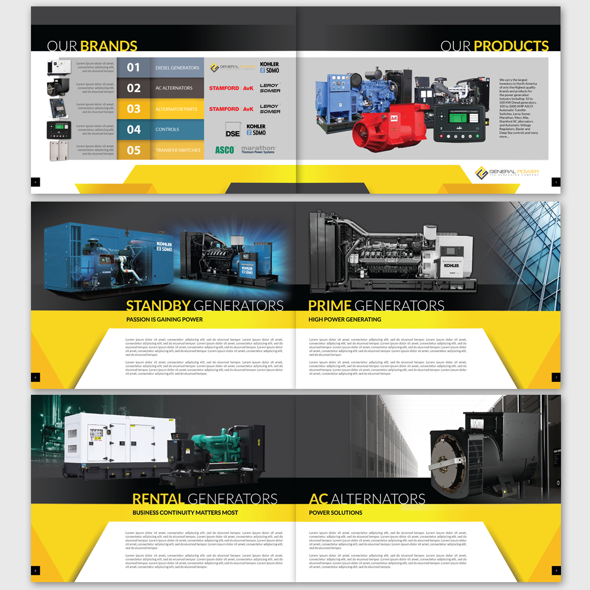 Brochure Design by ELOISE LIND for General Power Limited, Inc. | Design #19974221