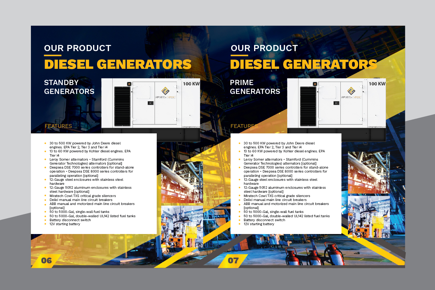 Brochure Design by Achiver for General Power Limited, Inc. | Design #19976125