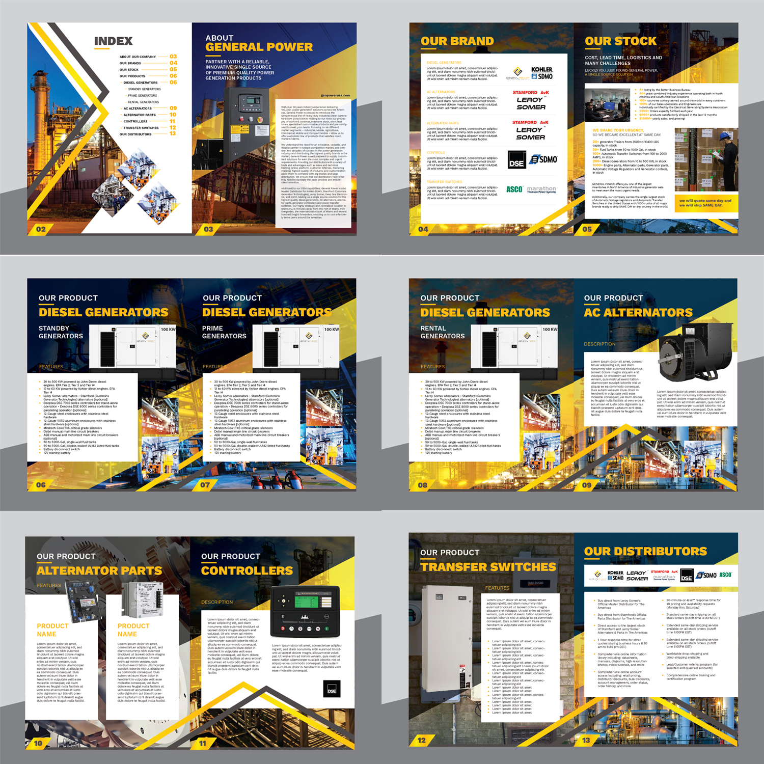 Brochure Design by Achiver for General Power Limited, Inc. | Design #19976130